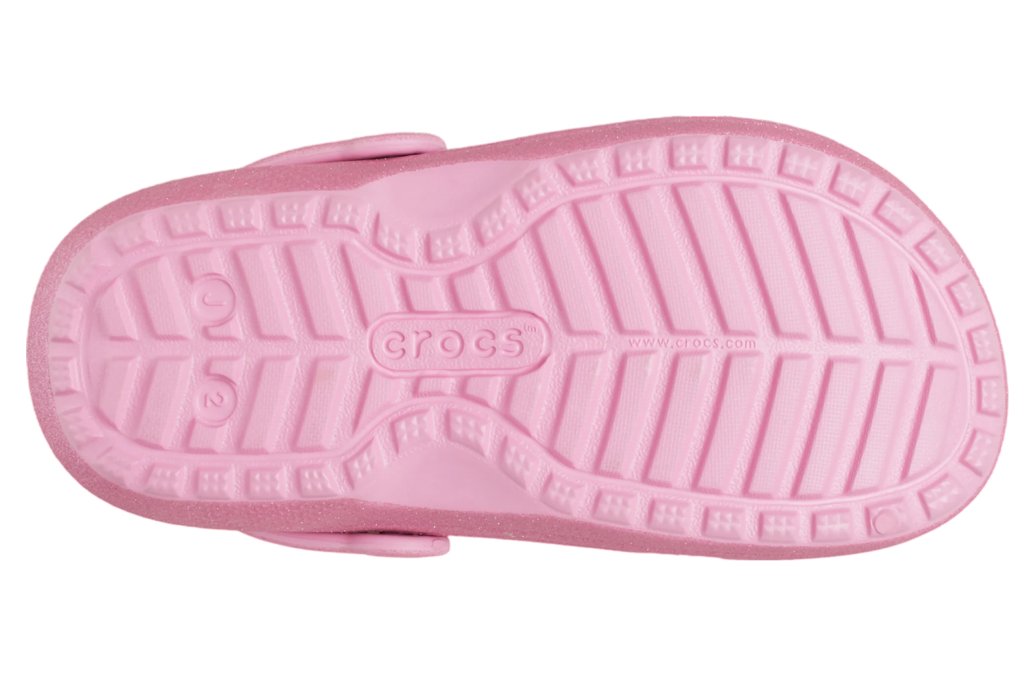 Crocs Classic Lined Glitter Clog GS Pink Tweed