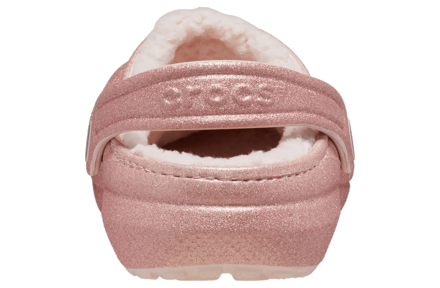 Crocs Classic Lined Glitter Clog GS Quartz