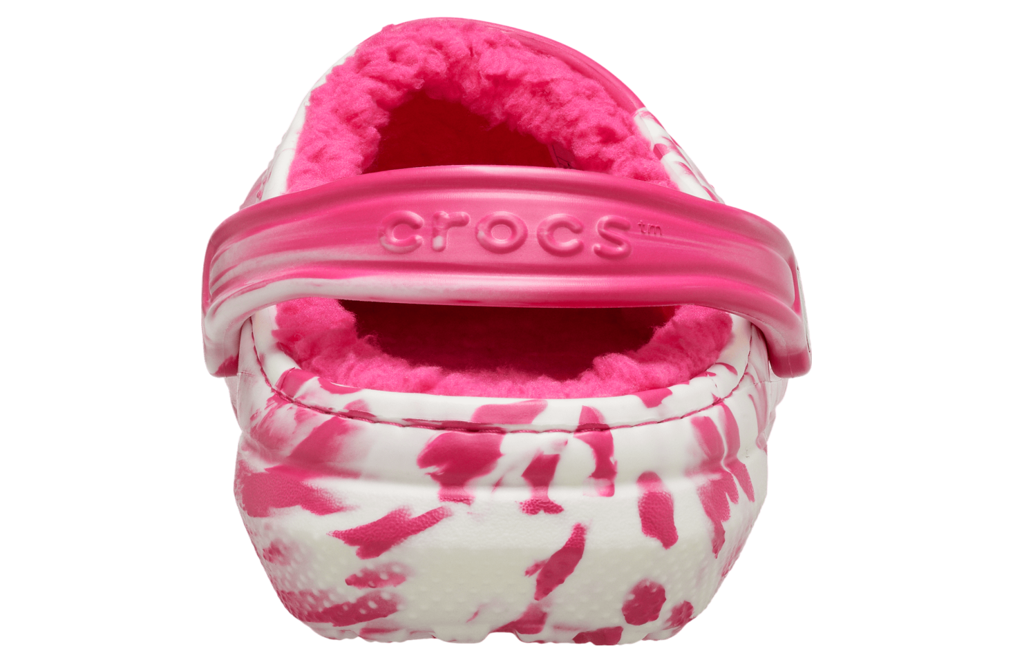 Crocs Classic Lined Glow-in-the-dark Marbled Clog Dragon Fruit