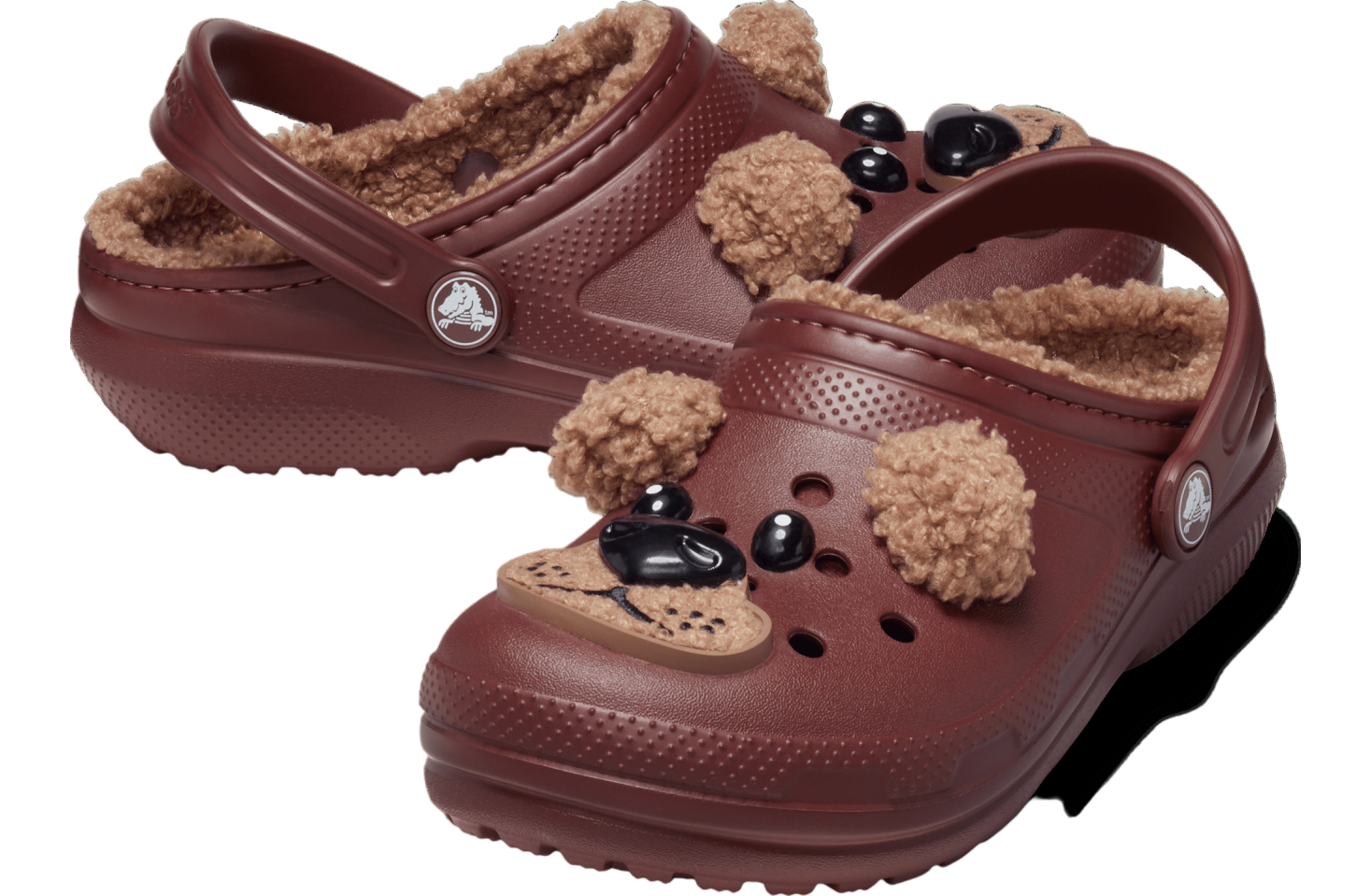 Crocs Classic Lined I AM Brown Bear Clog GS Dark Clay