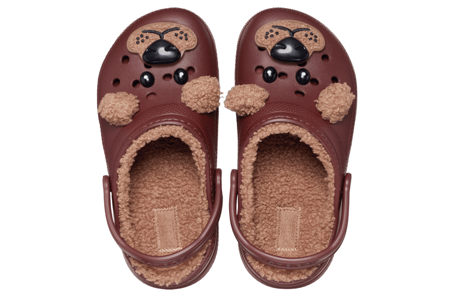 Crocs Classic Lined I AM Brown Bear Clog GS Dark Clay