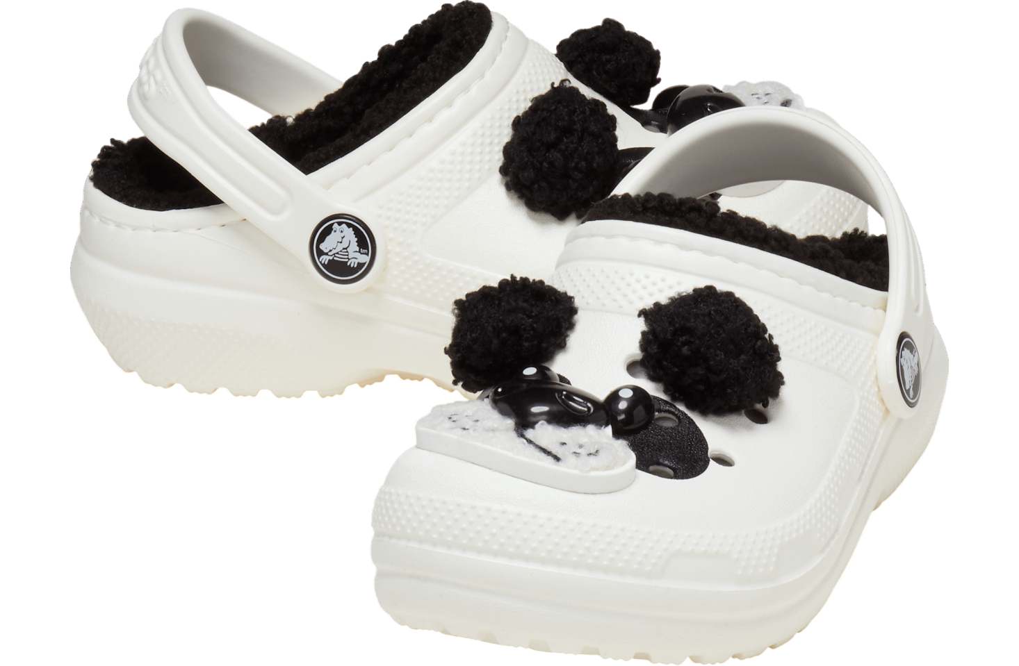 Crocs Classic Lined I AM Panda Bear Clog GS Chalk / Black