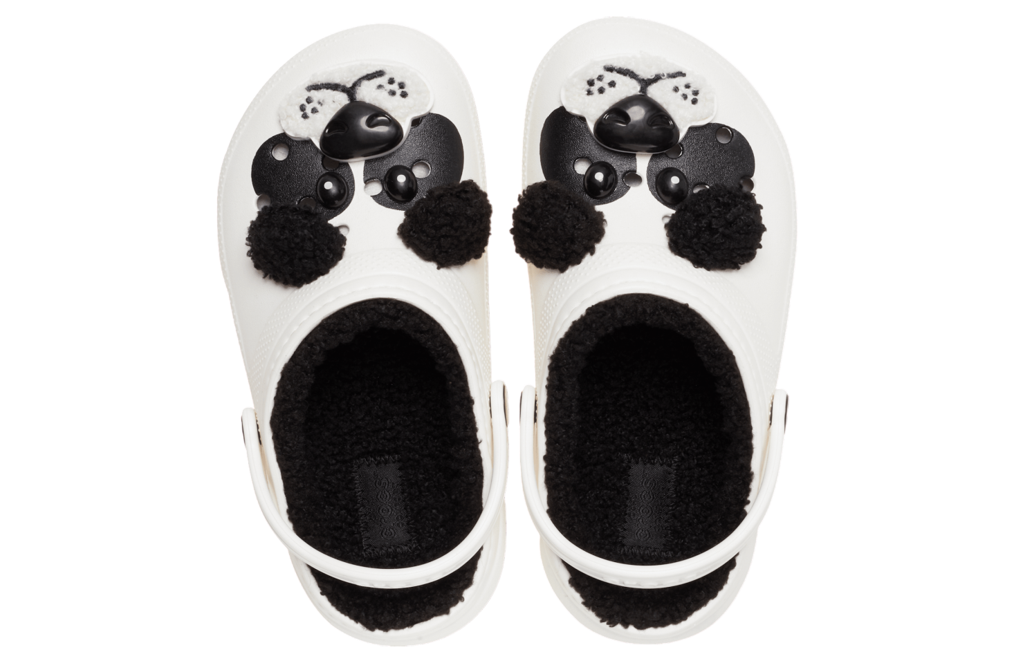 Crocs Classic Lined I AM Panda Bear Clog GS Chalk / Black