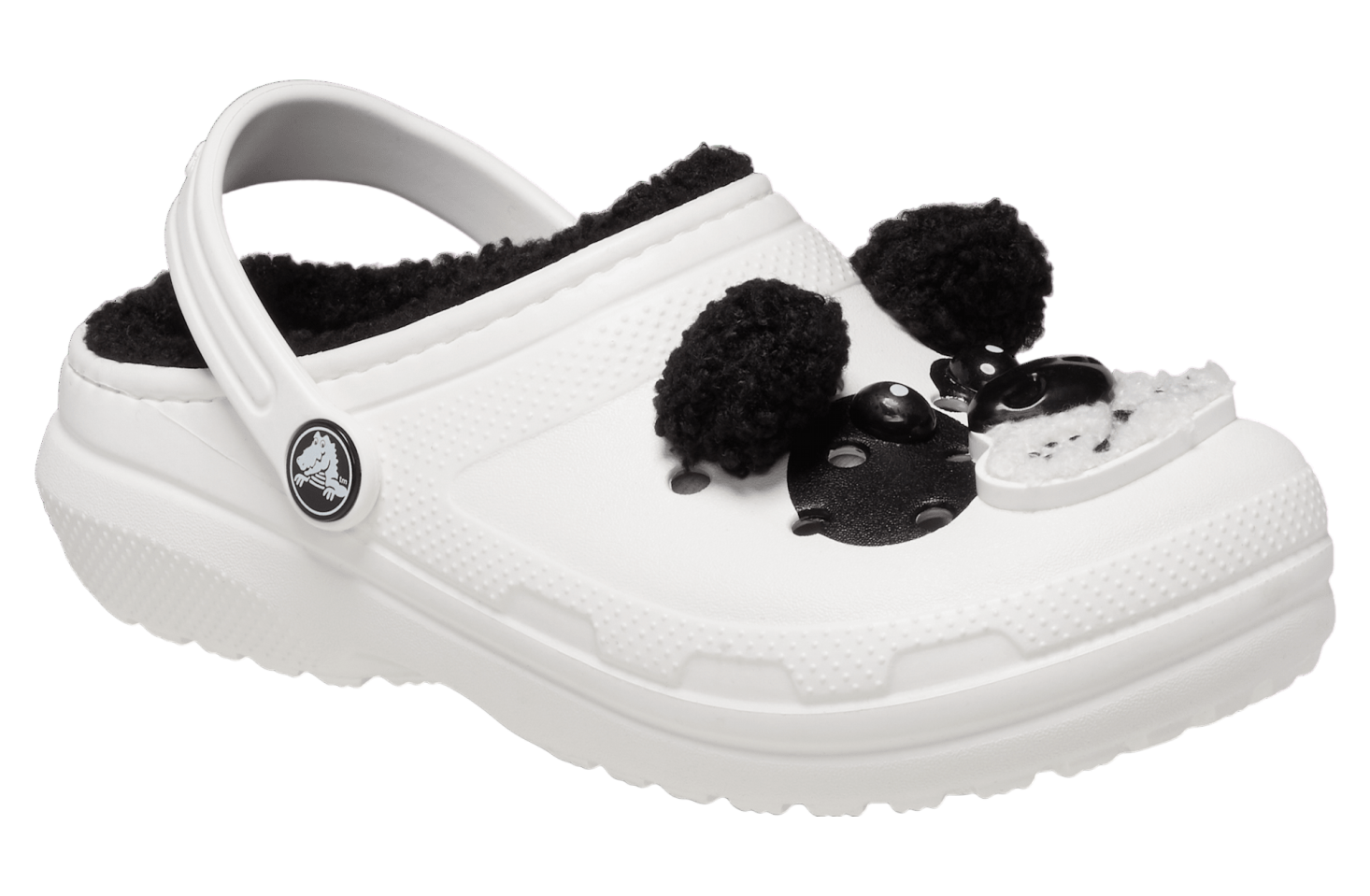 Crocs Classic Lined I AM Panda Bear Clog GS Chalk / Black