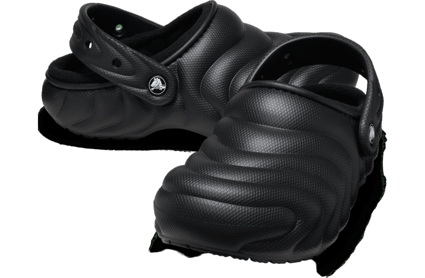 Crocs Classic Lined Overpuff Clog Black