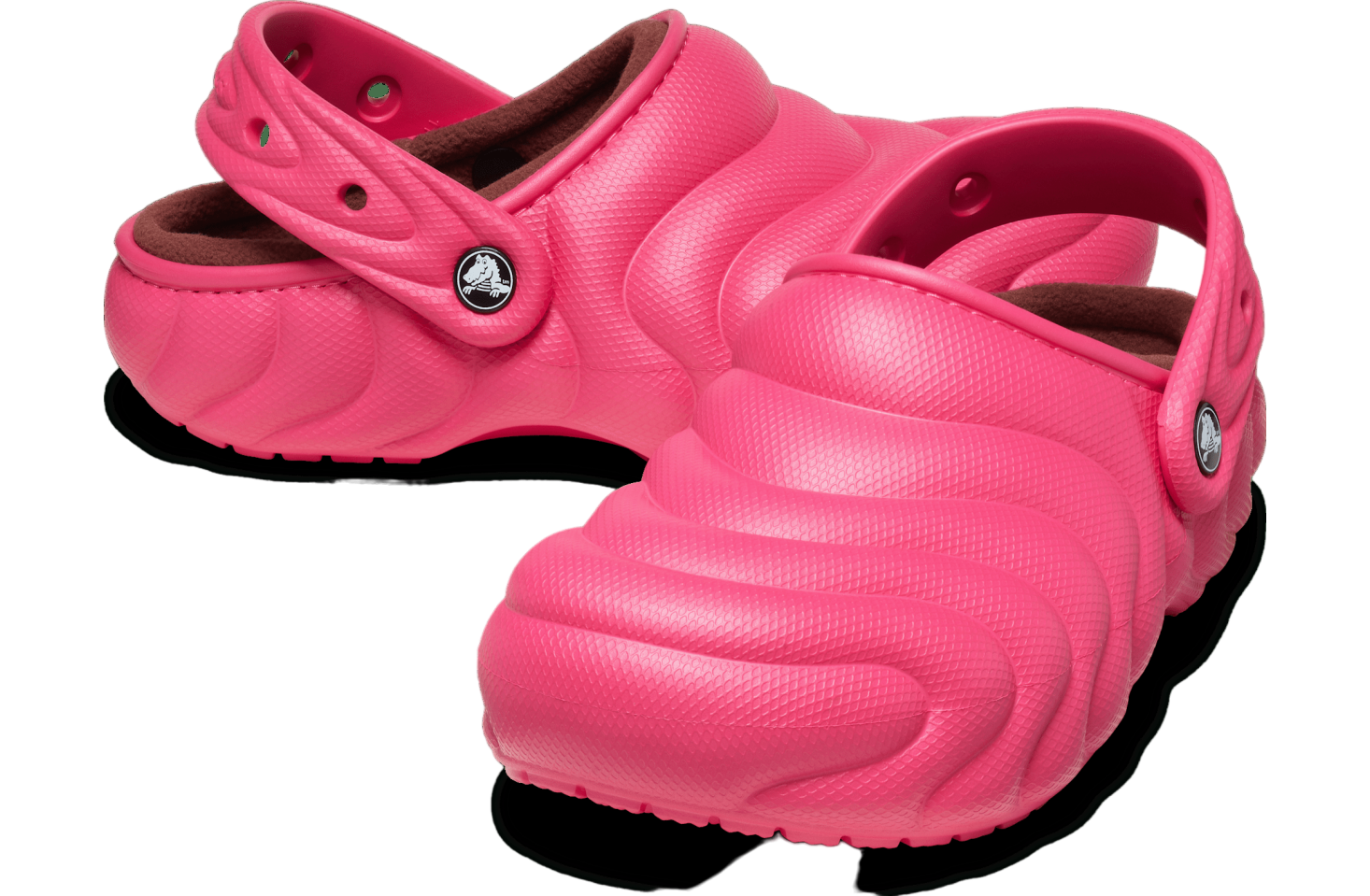 Crocs Classic Lined Overpuff Clog Dragon Fruit