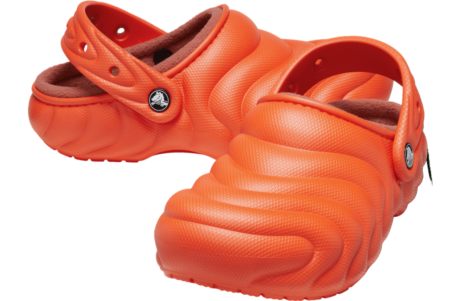 Crocs Classic Lined Overpuff Clog Lava