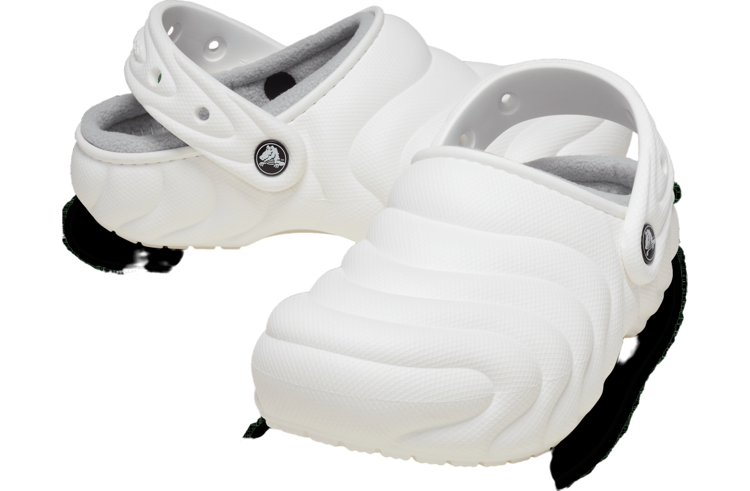 Crocs Classic Lined Overpuff Clog White