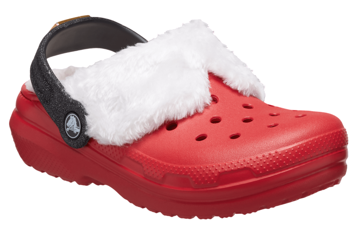 Crocs Classic Lined Santa Clog GS Varsity Red / Multi