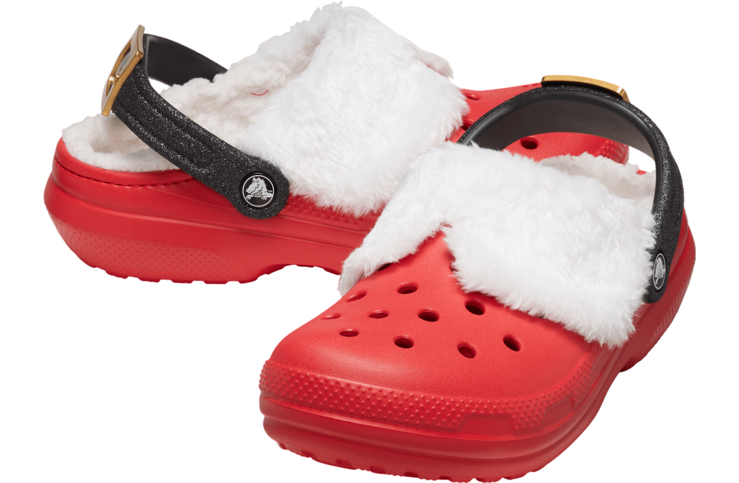 Crocs Classic Lined Santa Clog Varsity Red / Multi