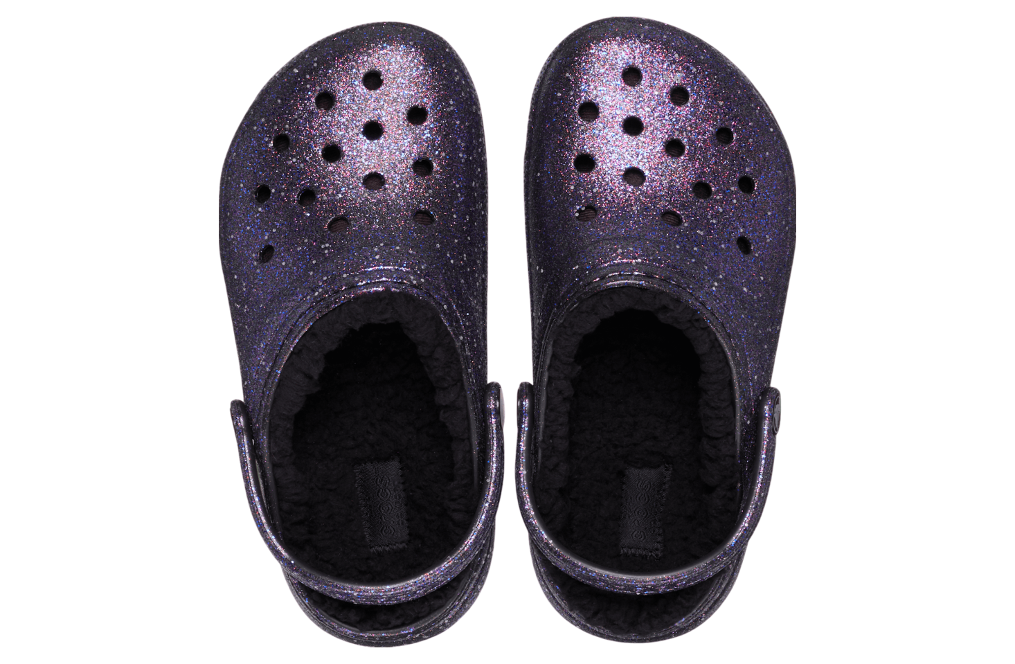 Crocs Classic Lined Space Glitter Clog GS Black / Multi