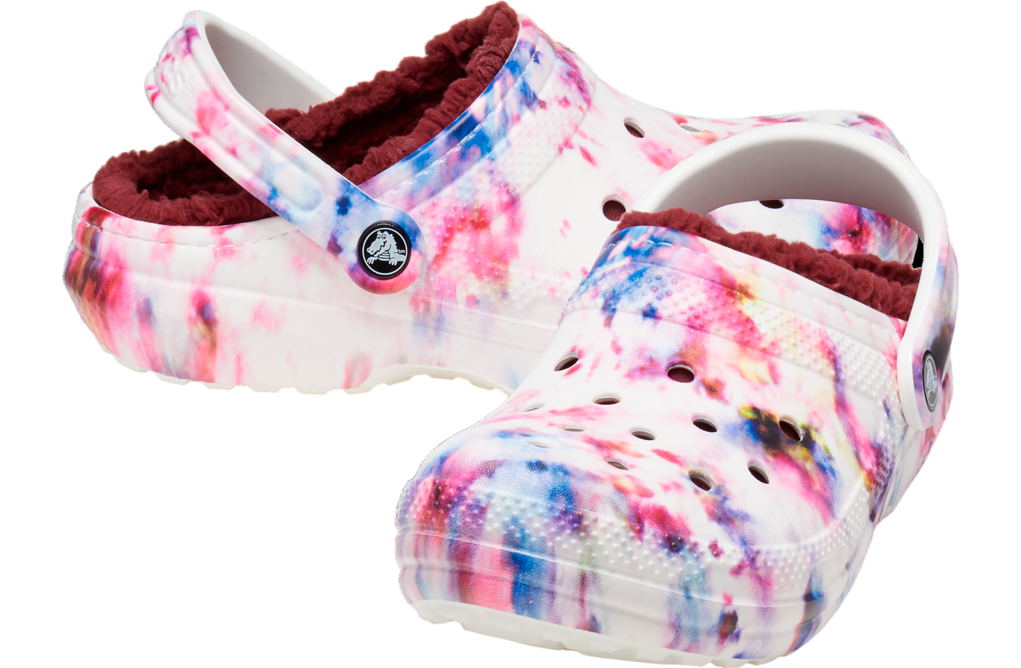 Crocs Classic Lined Tie-dye Clog Garnet / Multi