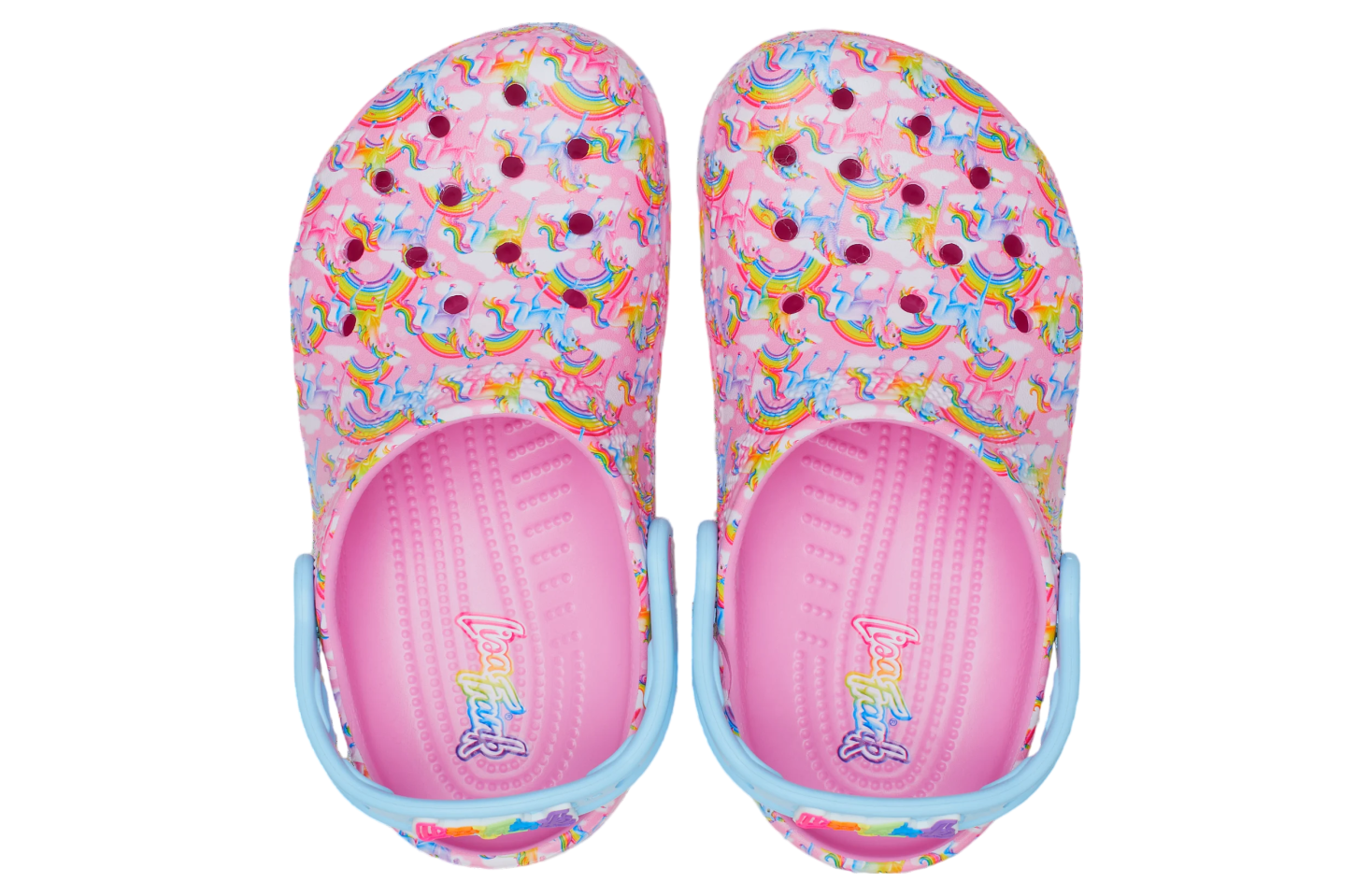 Crocs Classic Lisa Frank Unicorn Clog 2 GS Taffy Pink