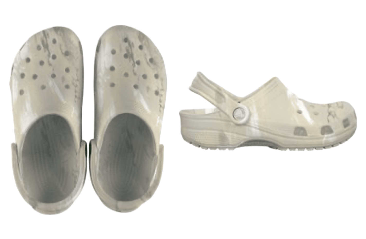 Crocs Classic Marbled Clog Bone / Multi