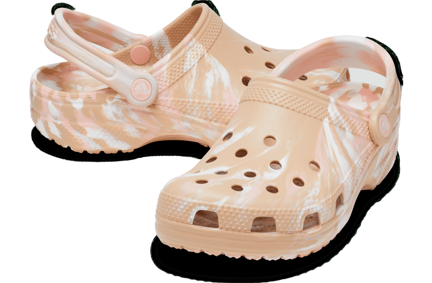 Crocs Classic Marbled Clog Chai / Pink Rose