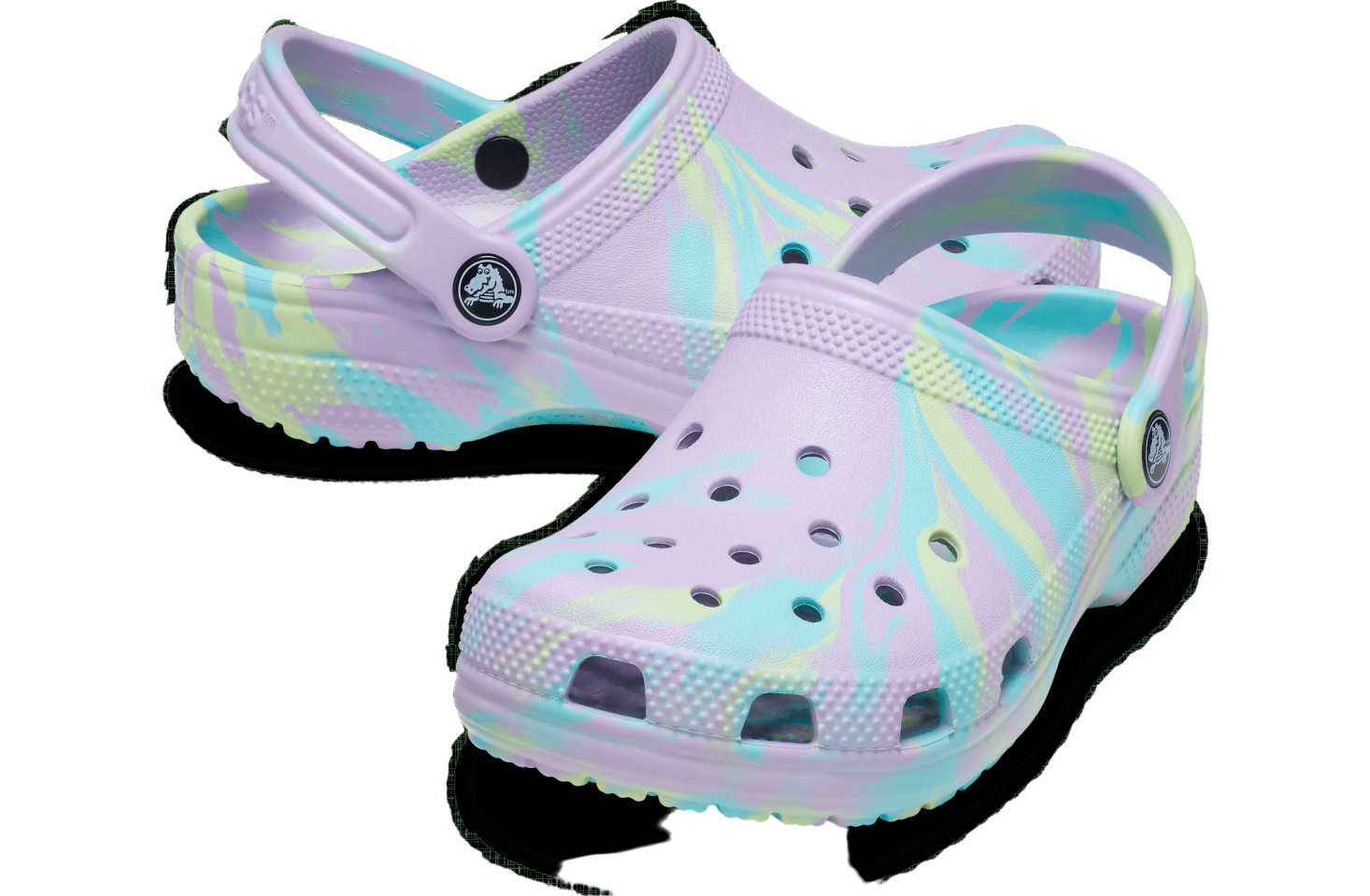 Crocs Classic Marbled Clog GS Lavender / Multi