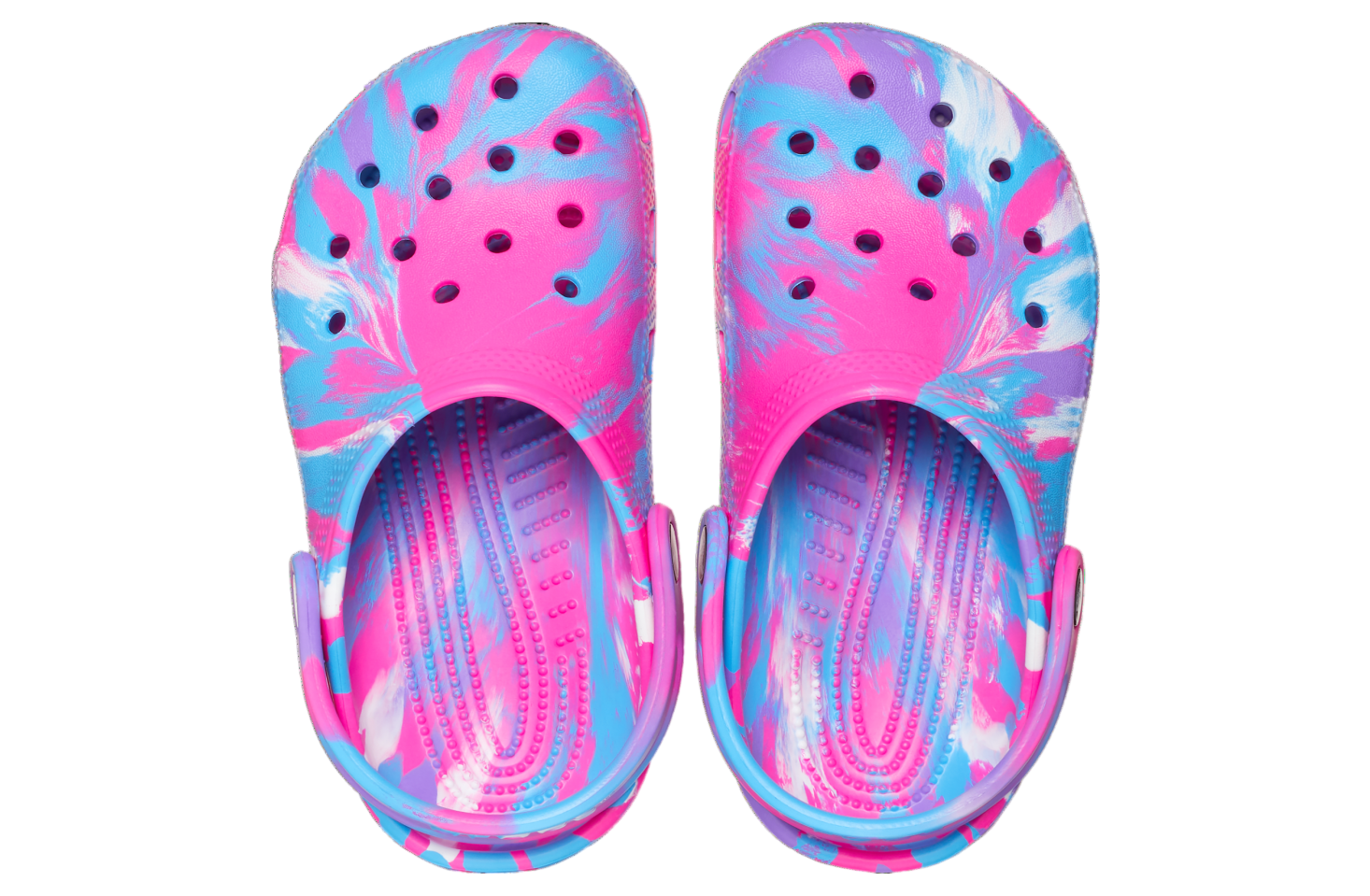 Crocs Classic Marbled Clog Gs Pink Crush / Multi