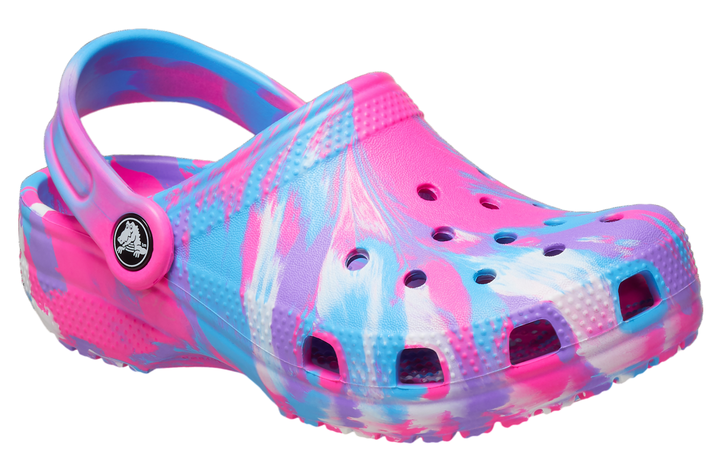 Crocs Classic Marbled Clog Gs Pink Crush / Multi