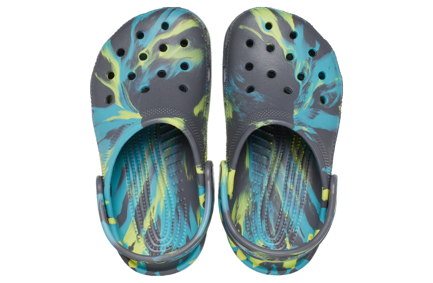 Crocs Classic Marbled Clog GS Slate Grey / Multi