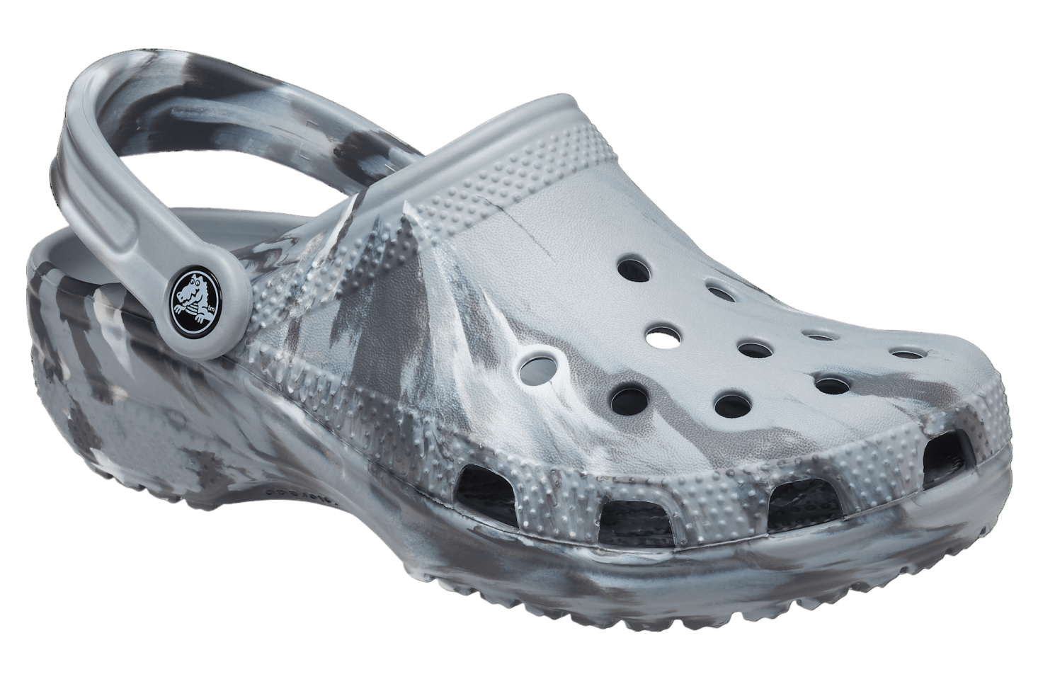 Crocs Classic Marbled Clog Light Grey / Multi