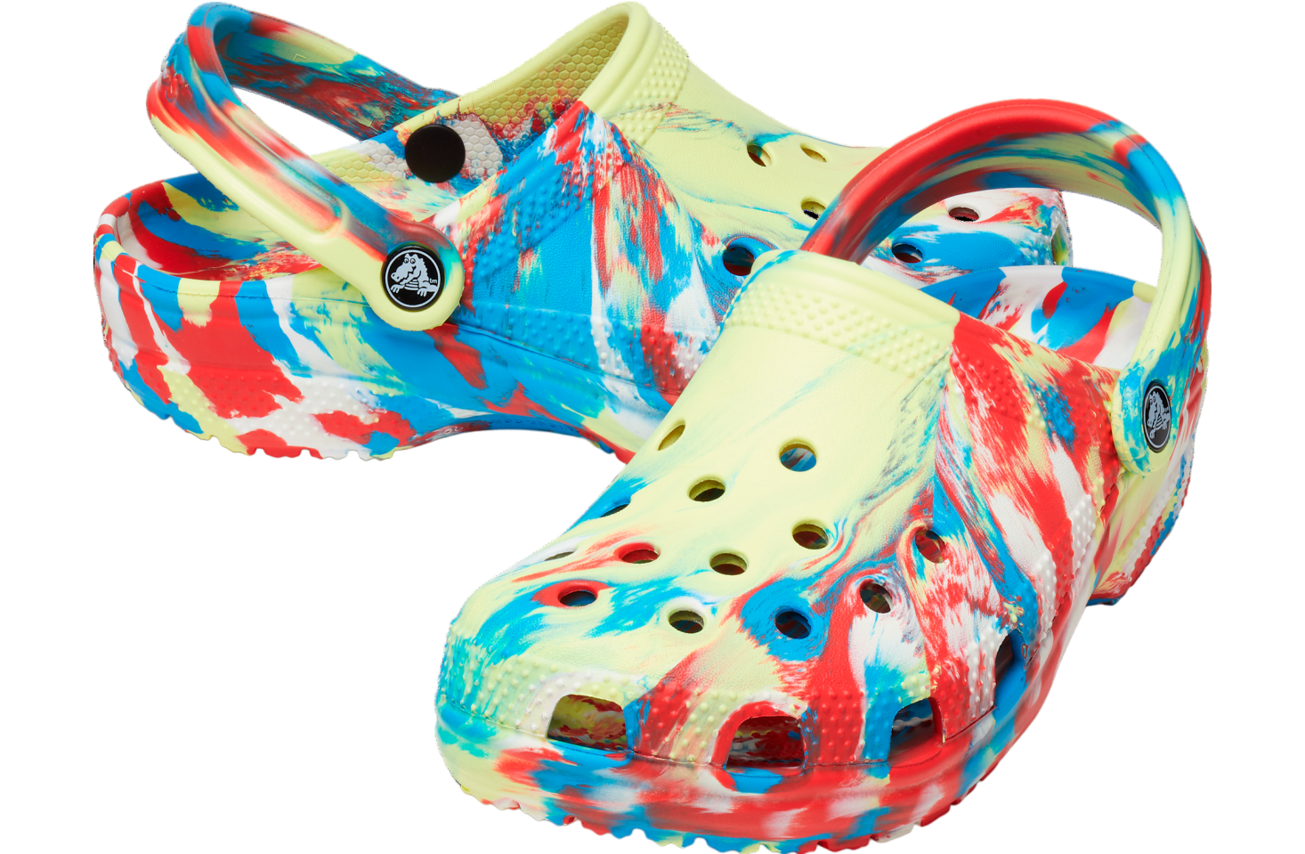 Crocs Classic Marbled Clog Sulphur / Multi