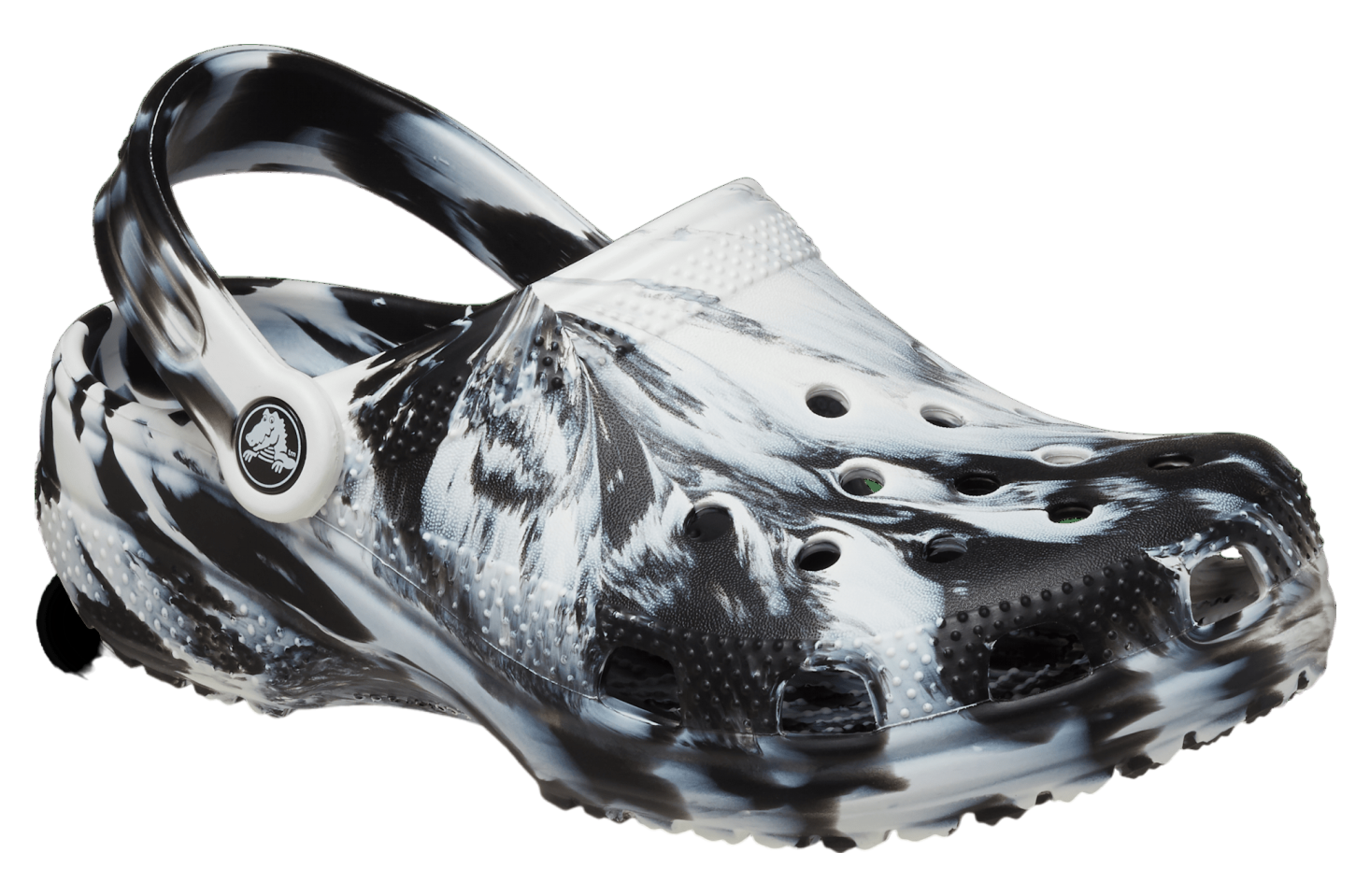 Crocs Classic Marbled Clog White / Black