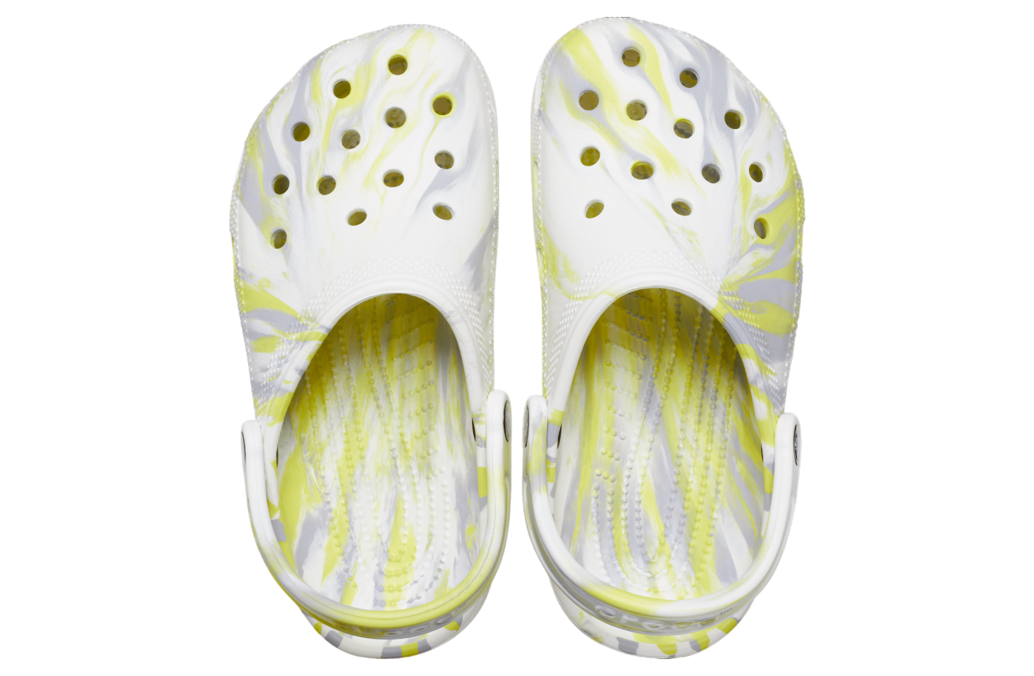 Crocs Classic Marbled Clog White / Microchip