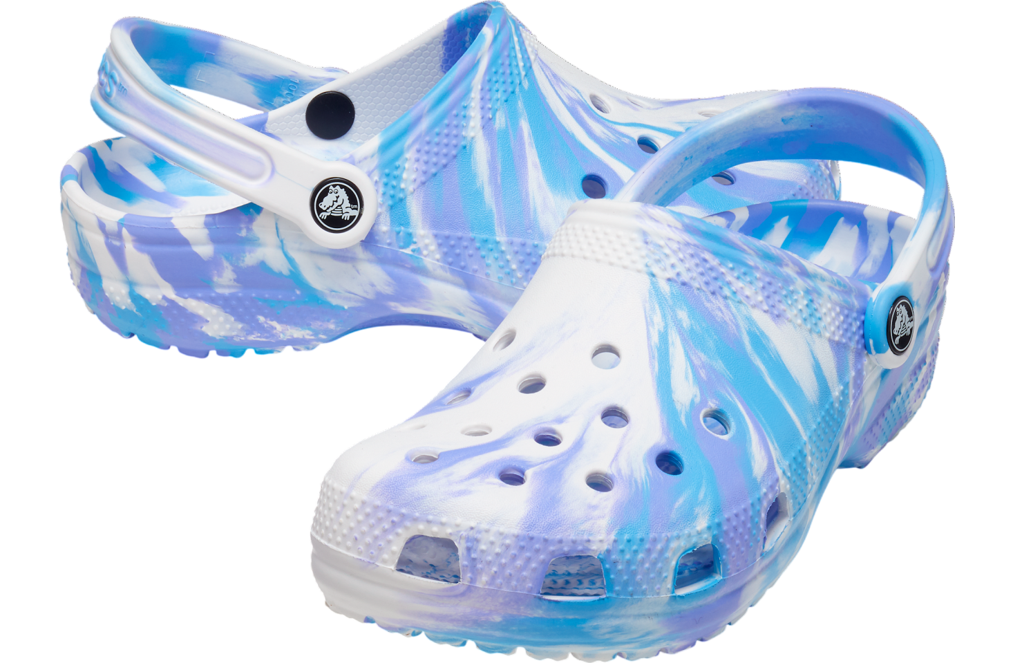 Crocs Classic Marbled Clog White / Oxygen