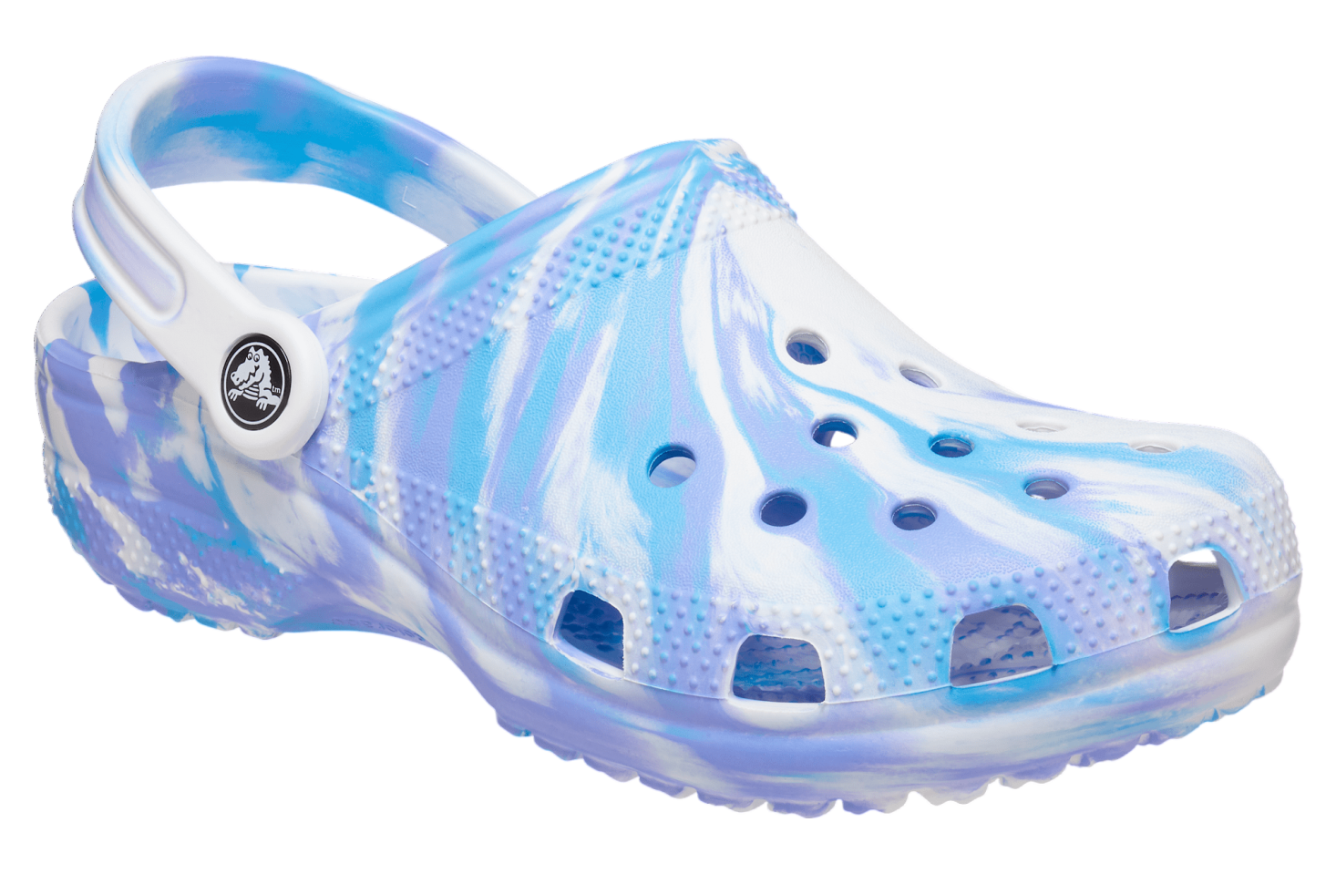 Crocs Classic Marbled Clog White / Oxygen