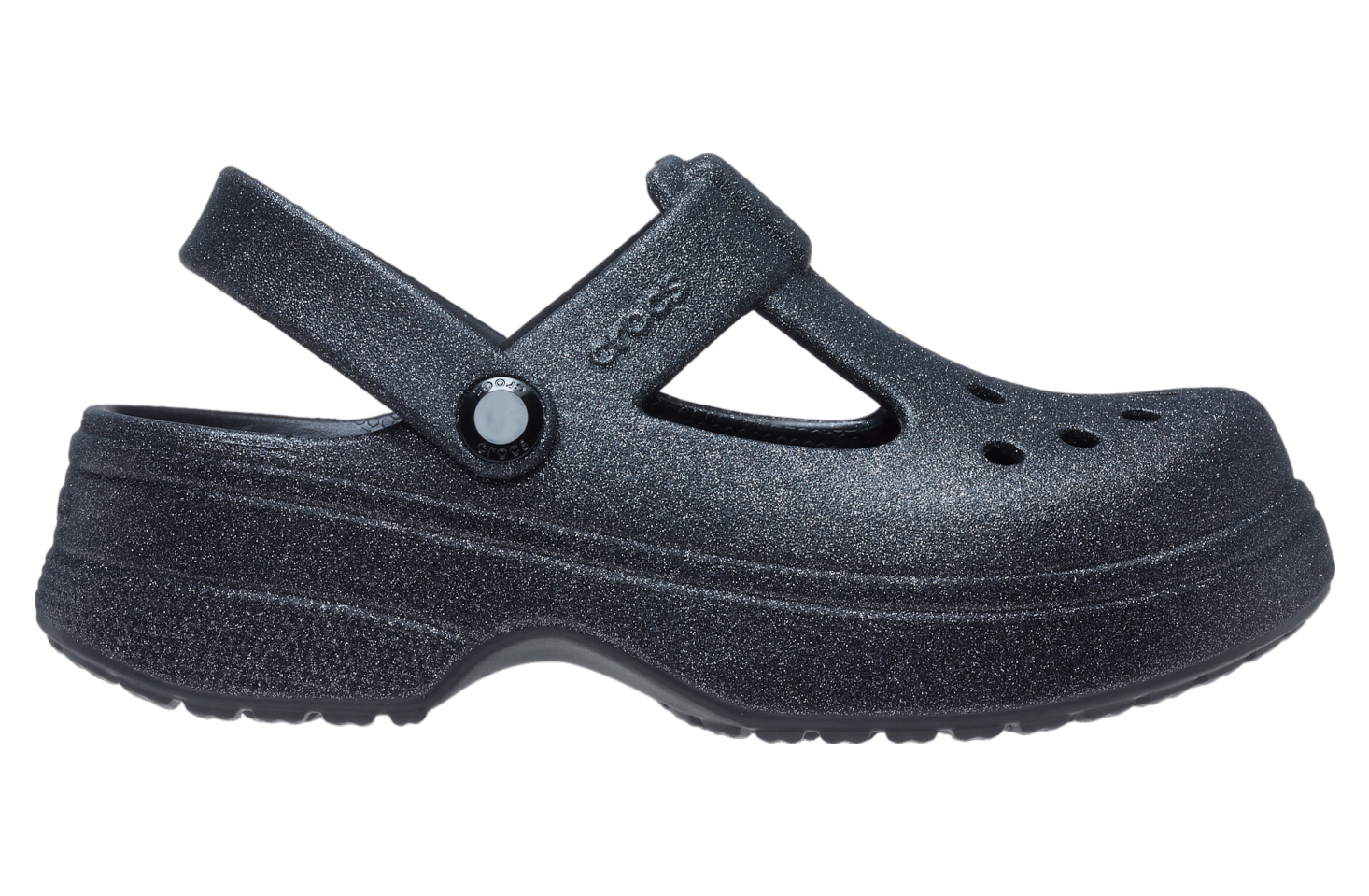 Crocs Classic Mary Jane Glitter Clog GS Black