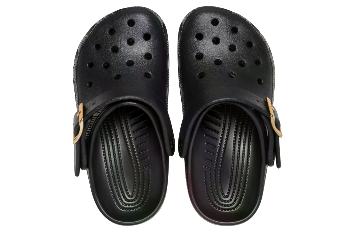 Crocs Classic Metallic Buckle Clog Black