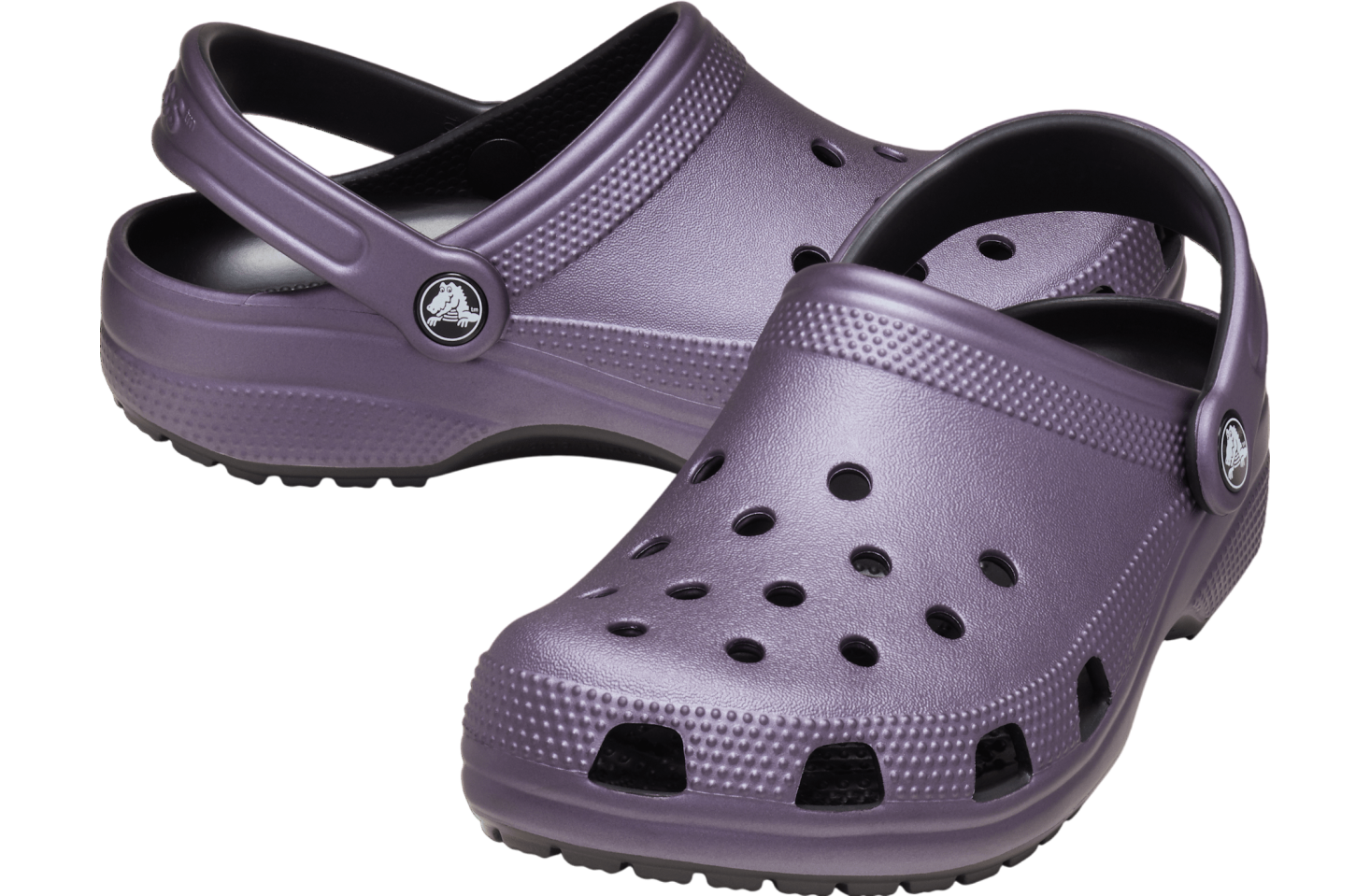 Crocs Classic Metallic Clog Dark Iris