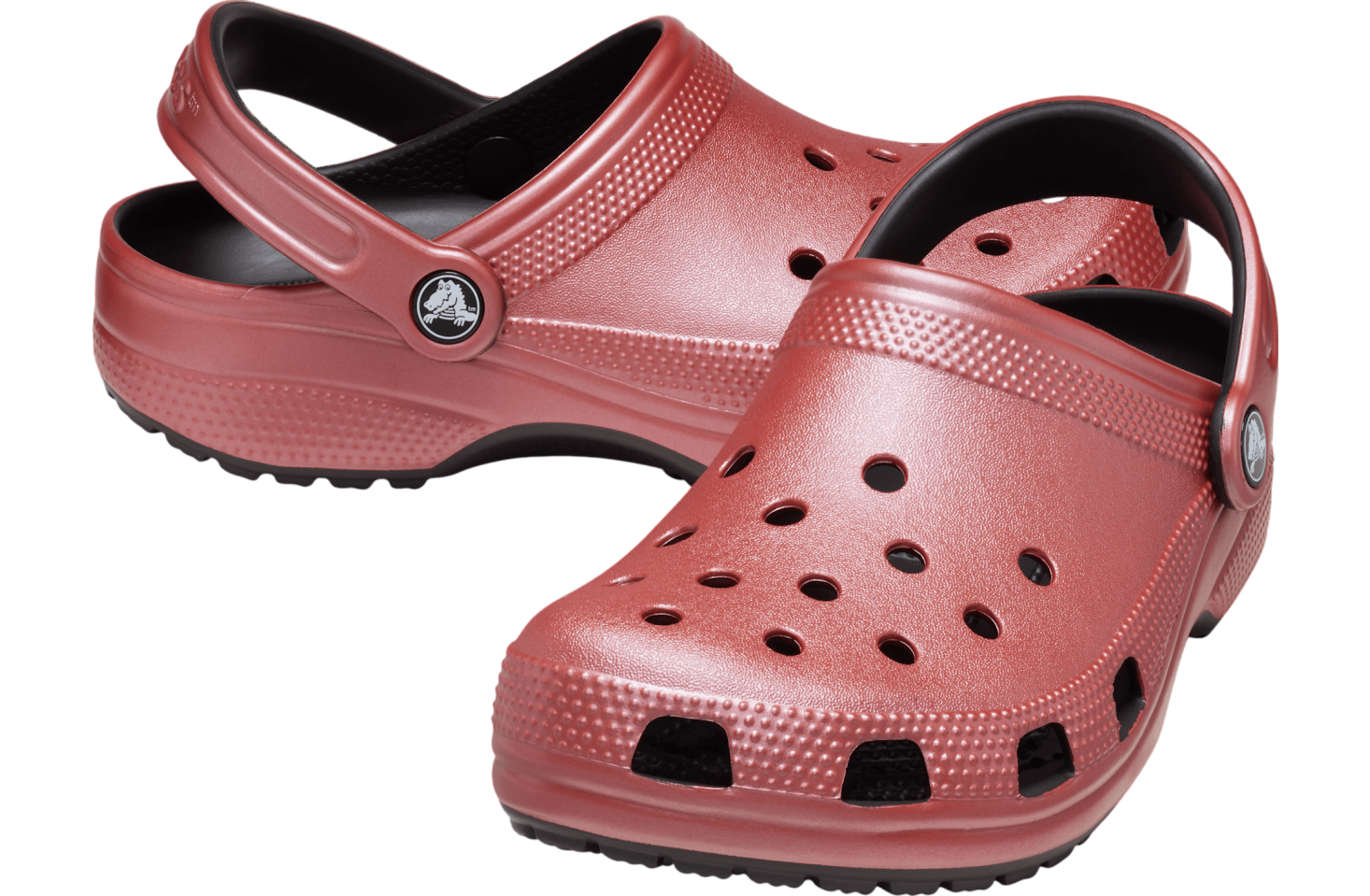 Crocs Classic Metallic Clog Strawberry Wine