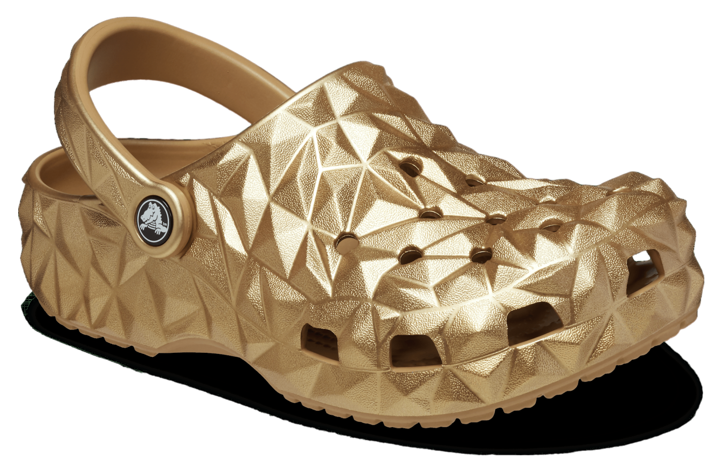 Crocs Classic Metallic Geometric Clog Gold