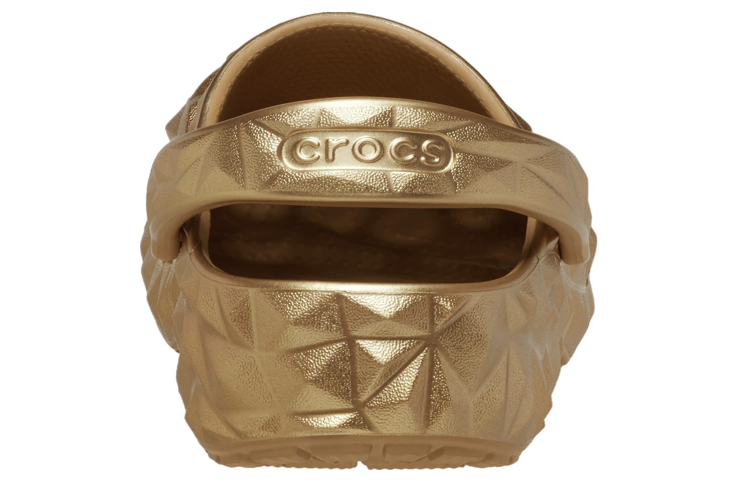 Crocs Classic Metallic Geometric Clog Gold