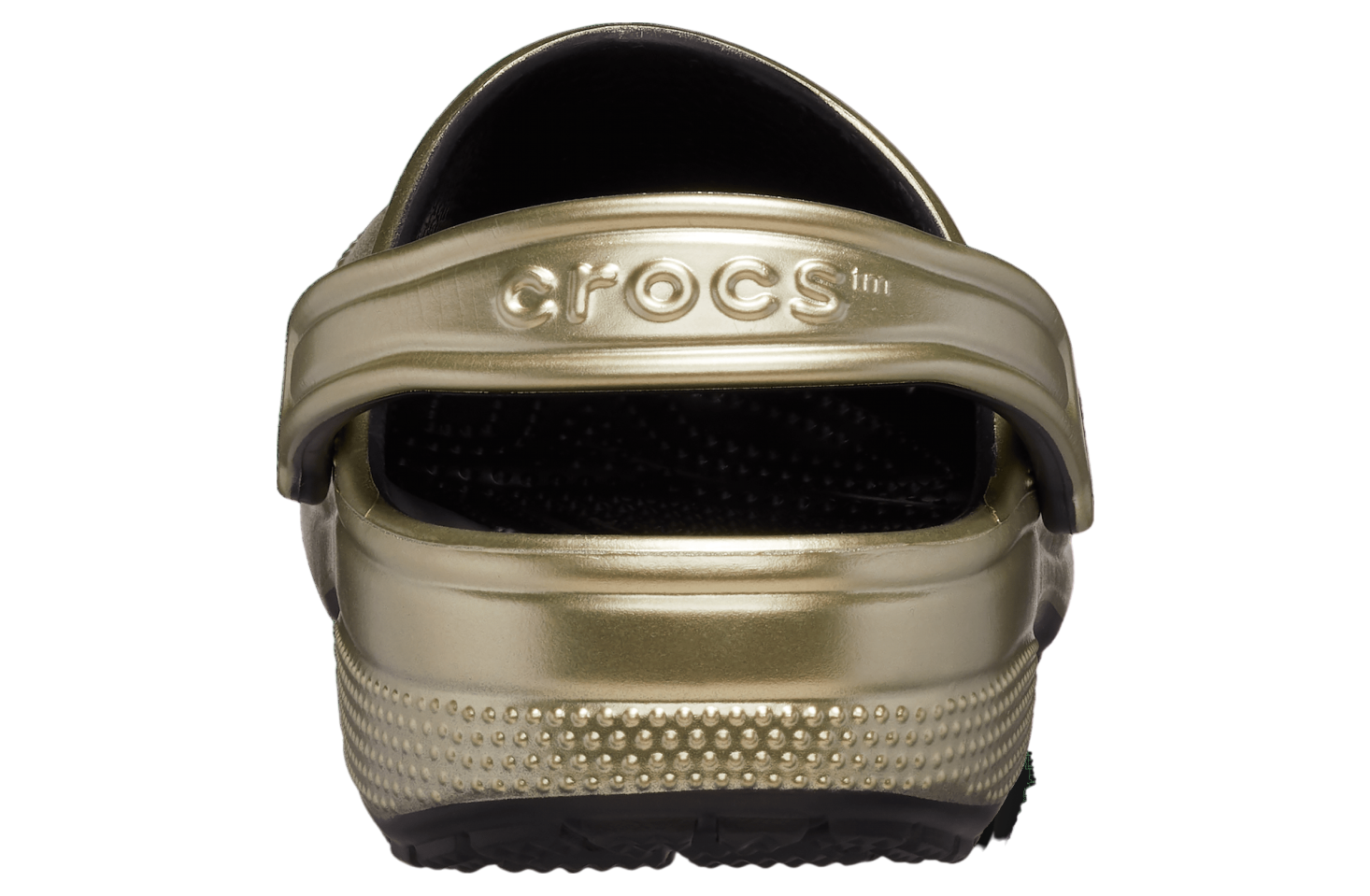 Crocs Classic Metallic Logo Clog Gold Metallic