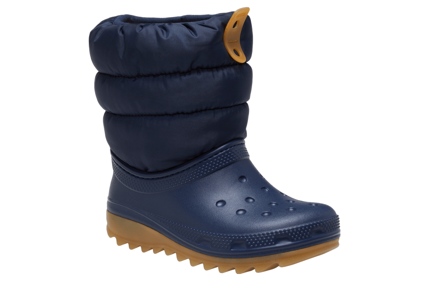 Crocs Classic Neo Puff Boot Gs Navy / Gum