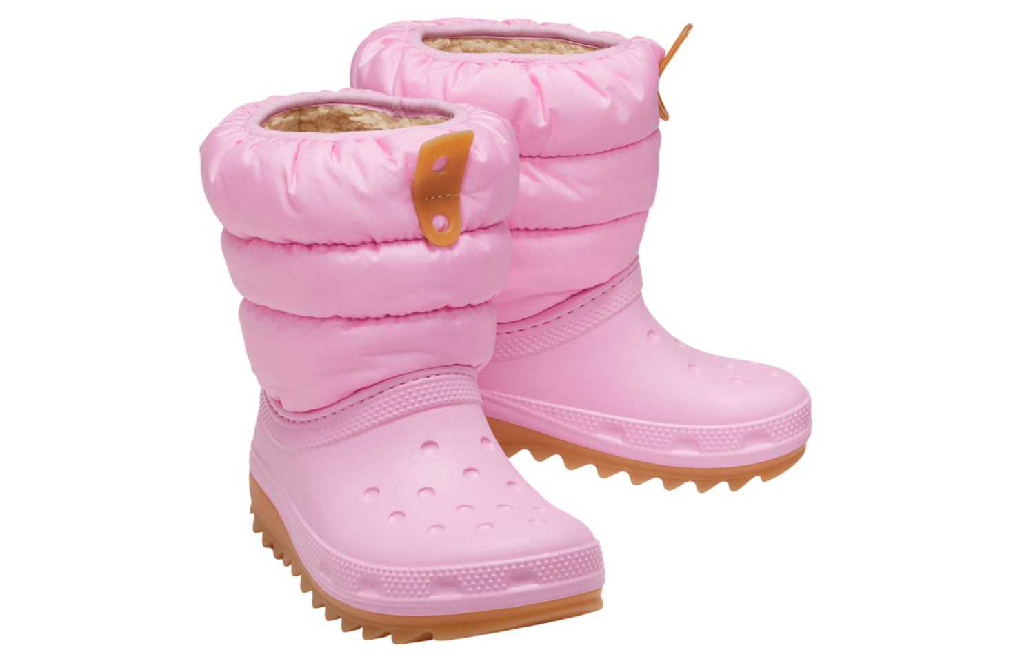 Crocs Classic Neo Puff Boot GS Pink Tweed / Gum