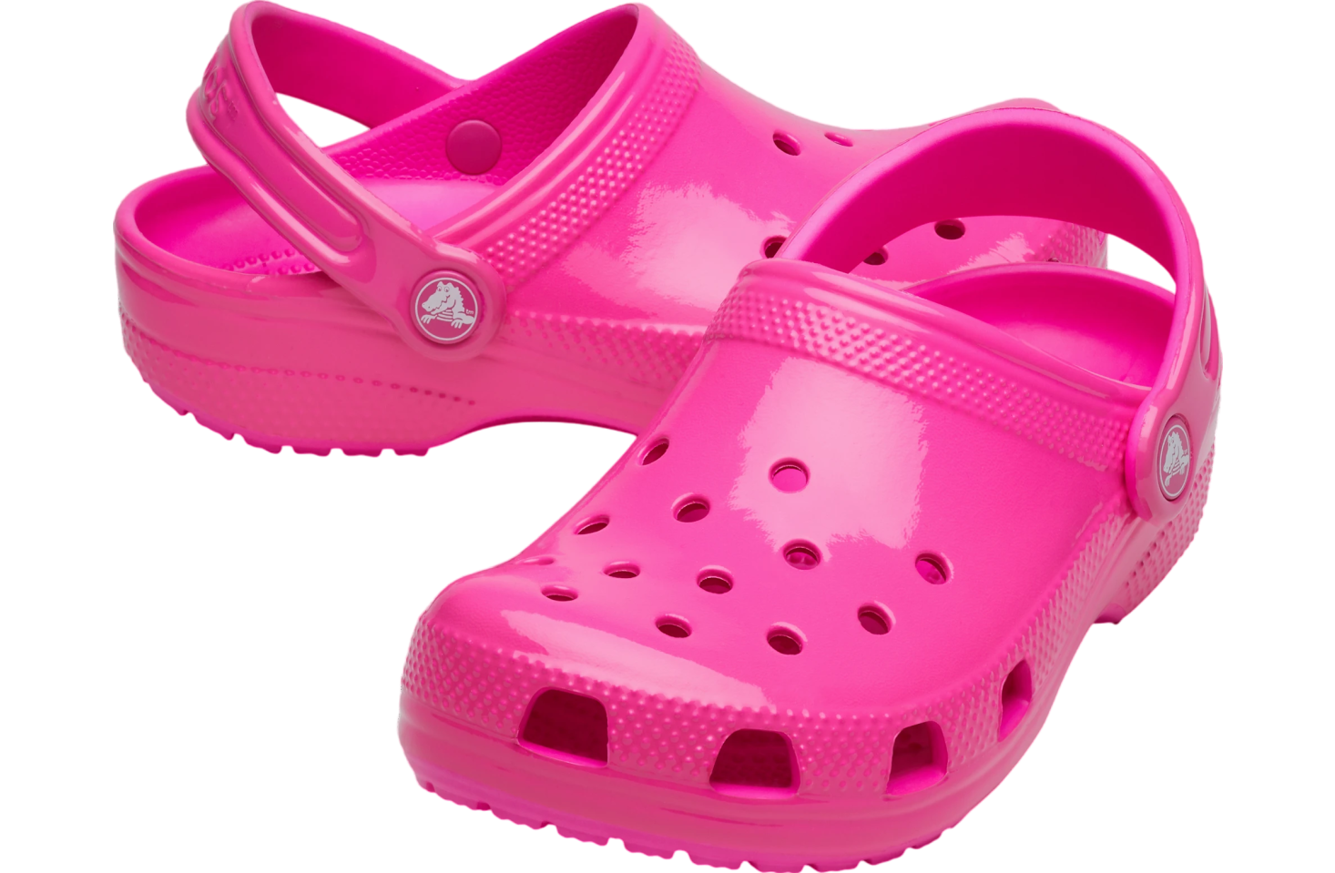 Crocs Classic Neon Highlighter Clog Gs Pink Crush