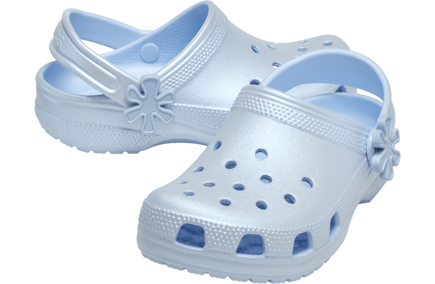 Crocs Classic Pearl Shine Clog GS Blue Frost