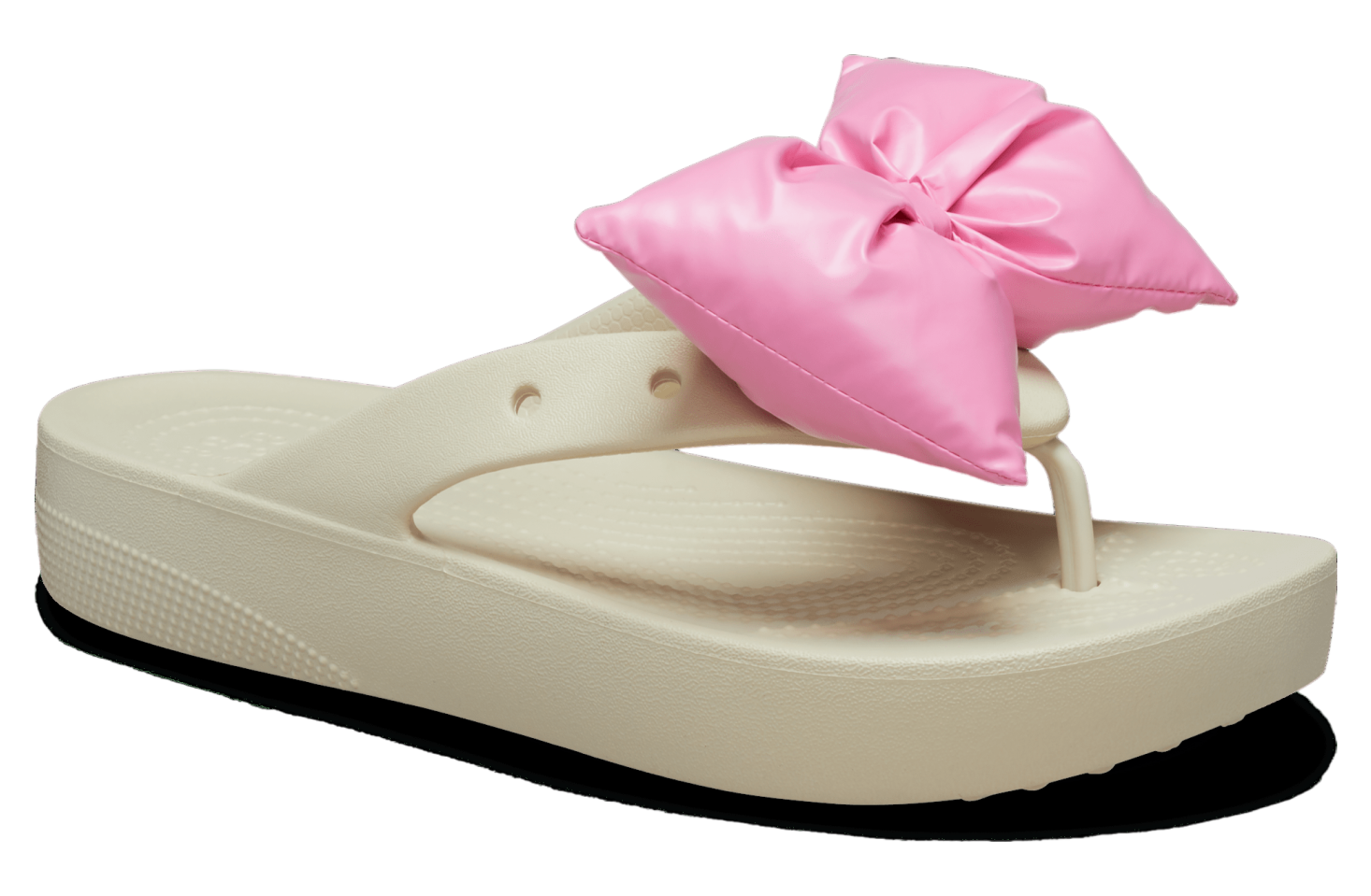 Crocs Classic Platform Bow Flip WMNS Bone