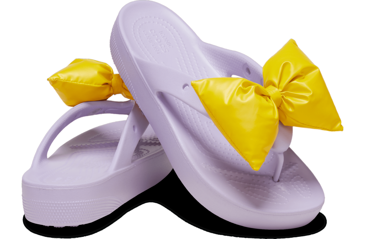 Crocs Classic Platform Bow Flip WMNS Lavender