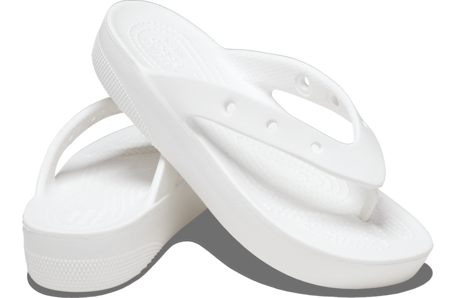 Crocs Classic Platform Flip WMNS White