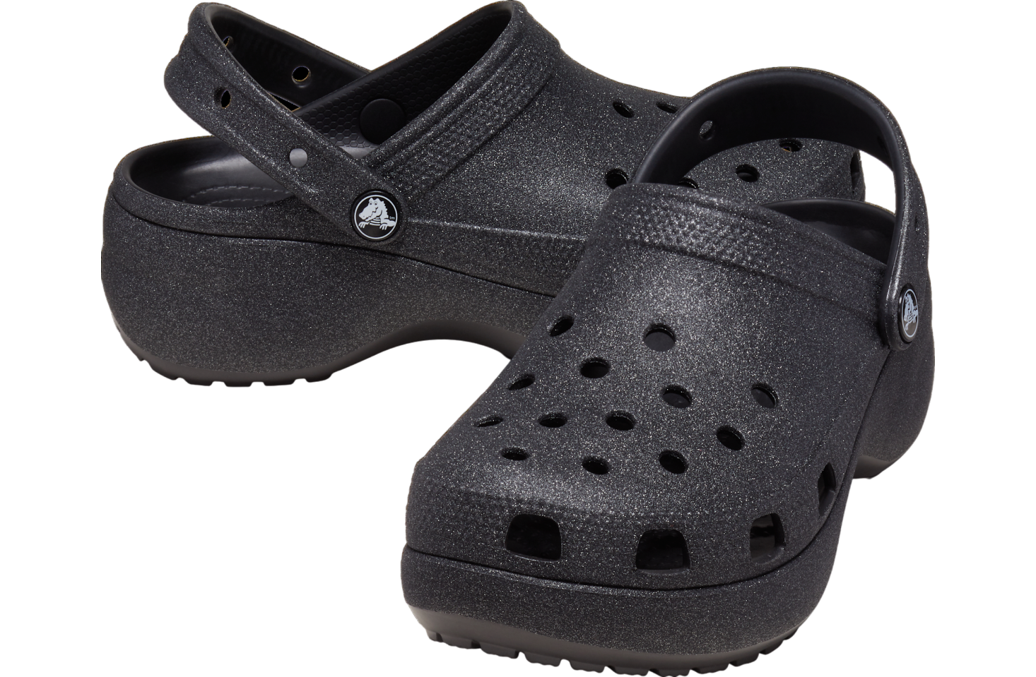 Crocs Classic Platform Glitter Clog WMNS Black