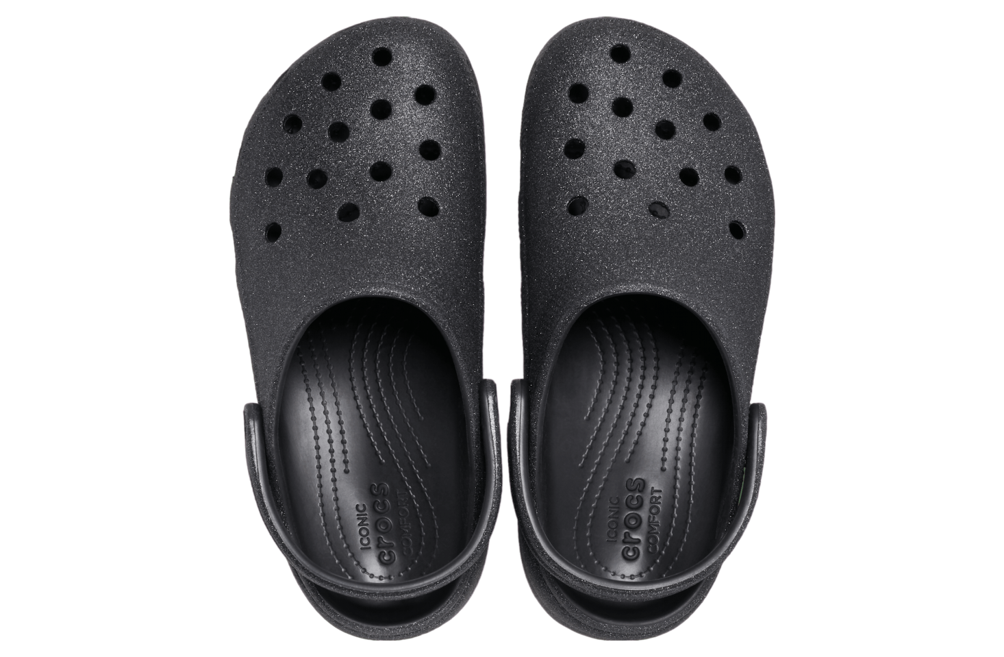 Crocs Classic Platform Glitter Clog WMNS Black