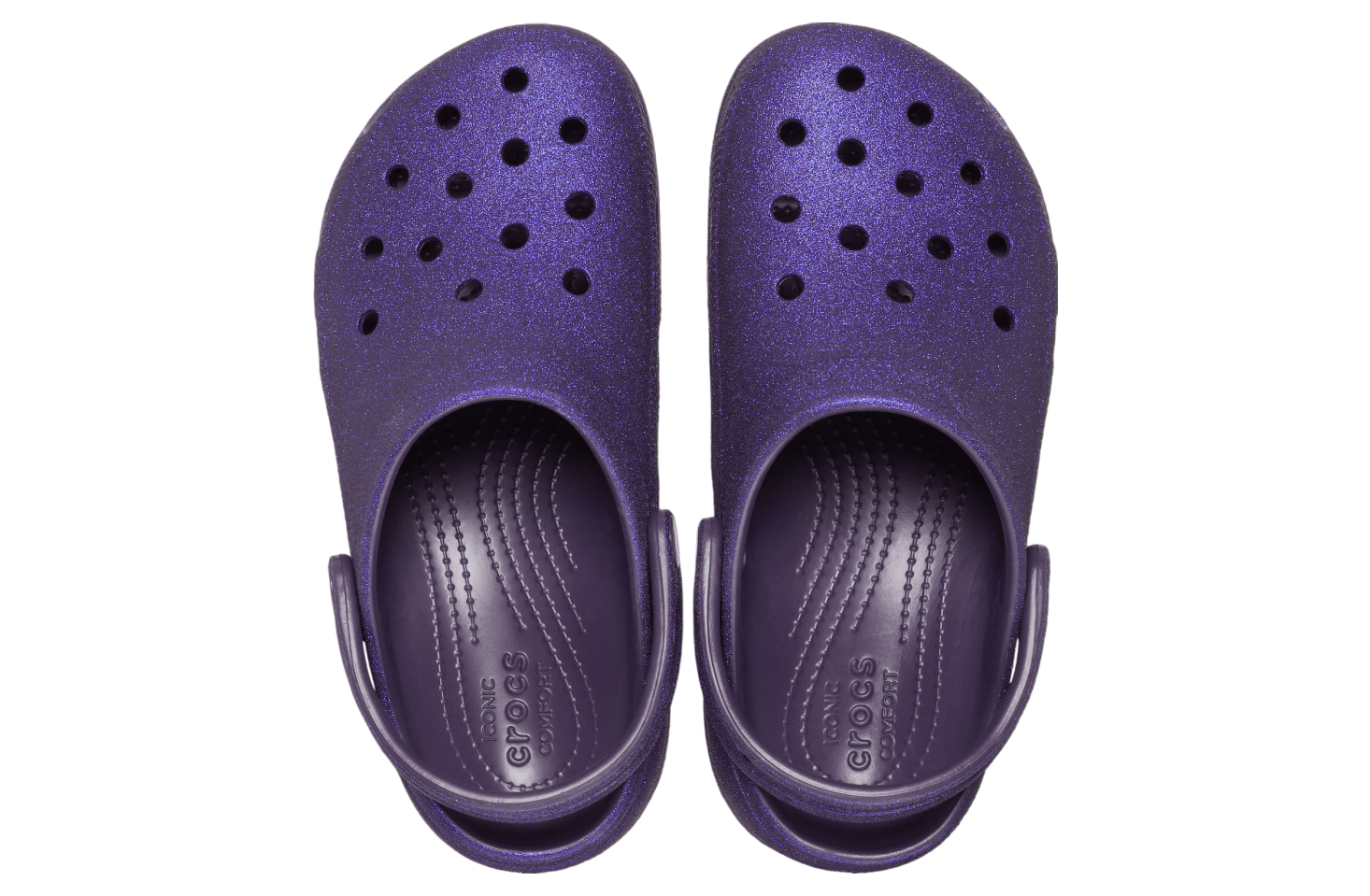 Crocs Classic Platform Glitter Clog WMNS Dark Iris