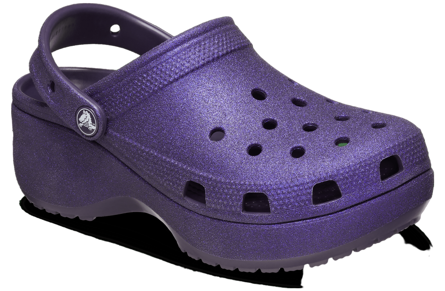 Crocs Classic Platform Glitter Clog WMNS Dark Iris