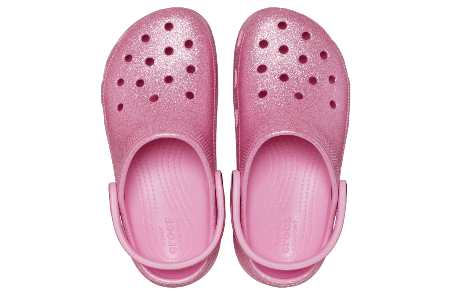 Crocs Classic Platform Glitter Clog WMNS Pink Tweed