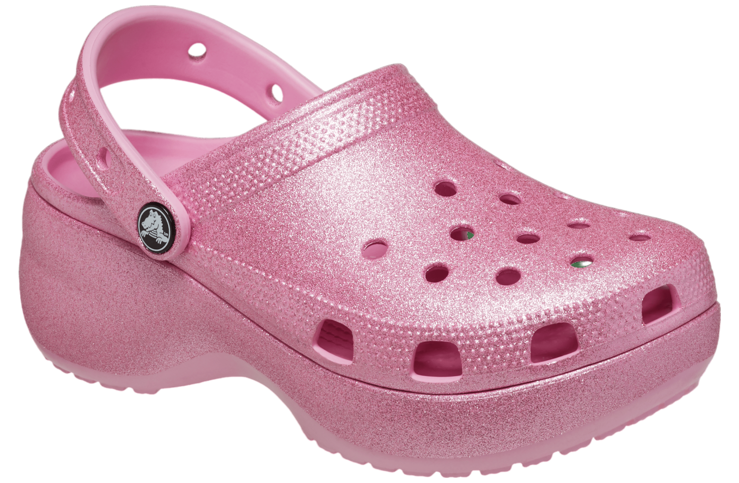 Crocs Classic Platform Glitter Clog WMNS Pink Tweed