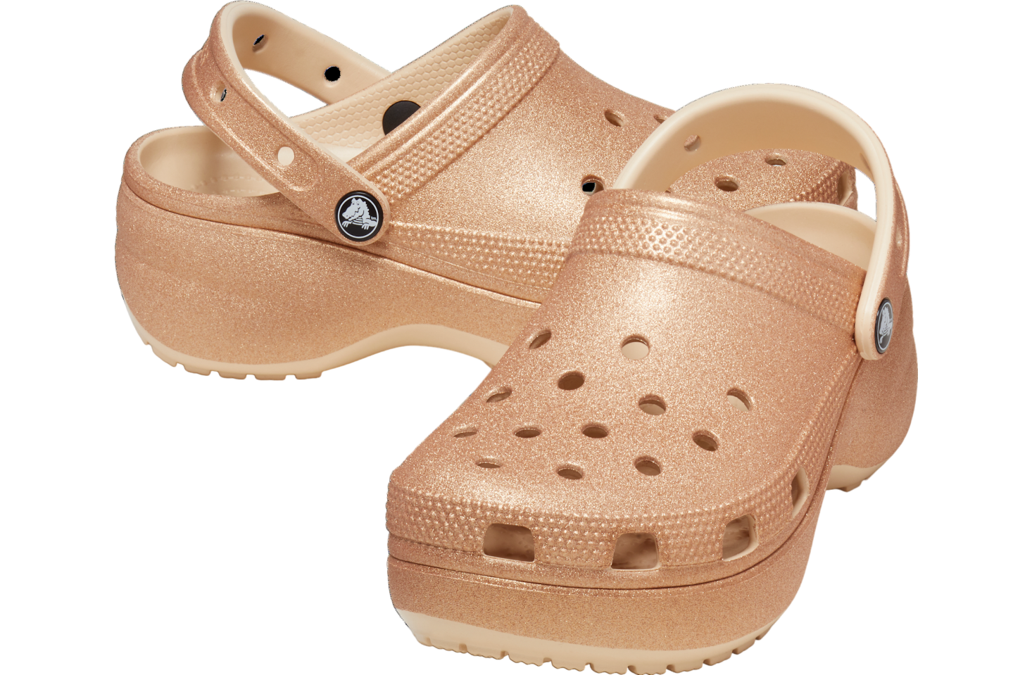 Crocs Classic Platform Glitter Clog WMNS Shitake